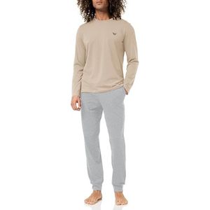 Emporio Armani Emporio Armani Endurance Pyjamaset voor heren, pyjamaset, Touw / grijs gemengd