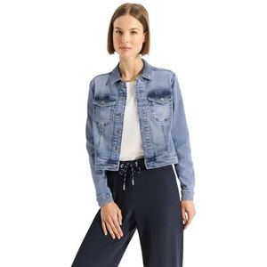 CECIL B212173 Veste en jean pour femme Authentic Used Wash, XL, Délavage authentique., XL
