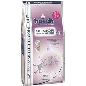 Bosch Life Protection Concept Senior Age & Weight Droogvoer voor honden vanaf 7 jaar en voor gewichtsvermindering, 1 x 11,5 kg