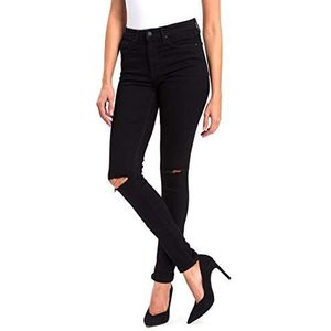 Cross skinny jeans voor dames, Zwart (Zwart 101)