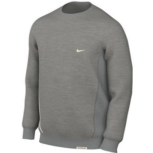 Nike Men's Long Sleeve Top M Nk Df Std Issue Crew, Dk Grey Heather/Pale Ivory, DQ5820-063, XL
