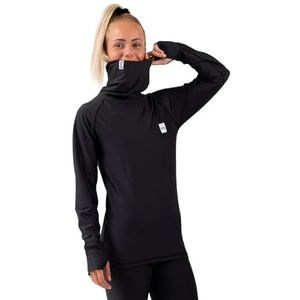 Eivy Icecold Rib Yogashirt voor dames, zwart, XXS, zwart, XXS, zwart.