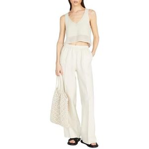 Sisley Pantalon Femme, Beige 14z, 36