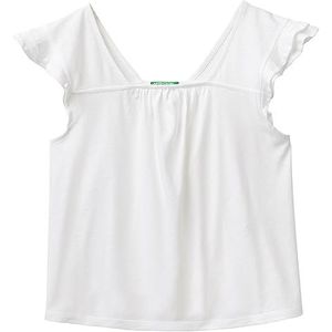 United Colors of Benetton T- Shirt Femme, Blanc 101, M