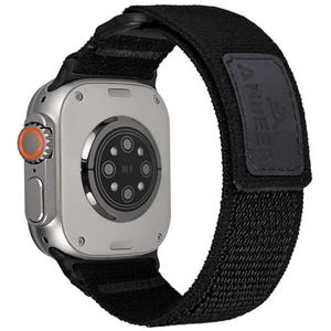 Anbeer Compatibel met Apple Watch 49 mm, 45 mm, 44 mm, 42 mm, nylon verstelbare sportarmband voor iWatch Ultra2/Ultra Series 9 8 7 6 5 4 3 2 1 SE