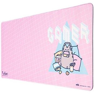 Grupo Erik - Pusheen XXL Muismat - Desktop Muismat 80 x 35 cm, Officieel Gelicentieerd | Desktop Muismat, PC Accessoire, Gamer Muismat