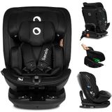 LIONELO Bastiaan RWF Autostoel voor baby en peuter 0-36 kg, 360° draaibaar, ISOFIX, i-Size R129 gecertificeerd, montage voorwaarts van achtergronden, zijbescherming, volledig verstelbaar