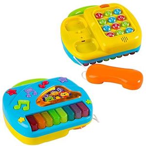 PlayGo - Piano en telefoon met geluiden en kleuren (42006), op kleur gesorteerde kleur/model