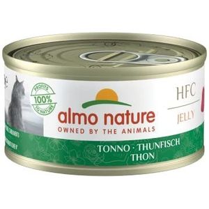 almo nature HFC Jelly - Natvoer voor volwassen katten tonijn (24 blikjes van 70 g)