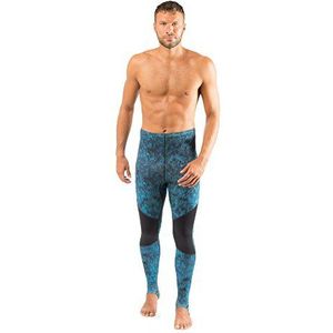 Cressi Hunter Rash Guard Pants Rash Guard broek voor watersport, uniseks, Blauwe Camouflage