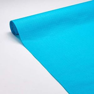 LE NAPPAGE ARTS DE LA TABLE - Tafelkleed van wafelpapier in turquoise blauw - recyclebaar en biologisch afbreekbaar - tafelkleed papier turquoise op rol van 1,18 x 20 m 71297