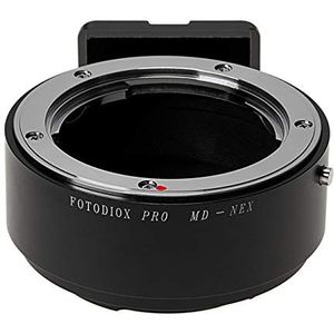 Fotodiox Pro Lens Mount Adapter compatibel met Minolta MD Lenses op Sony E-Mount camera's