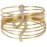 Boland 64426 Noble of the Nile armband met slang, Egypterijn goud, Cleopatra Fantasy voor carnaval, themafeest