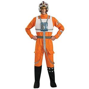 Rubie's Officieel Star Wars X-Wing Pilot Deluxe kostuum voor volwassenen, maat XL