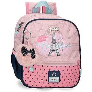 Enso Hallo Bagage- Messenger Bag voor meisjes, Roze, Rugzak 25