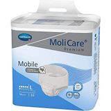 MoliCare Premium mobiele slip voor eenmalig gebruik: discreet bij incontinentie voor vrouwen en mannen; 6 druppels, maat L (tailleomvang 100-150 cm), 4 x 14 stuks