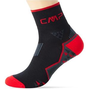 Inconnu Trail Sock Skinlife Uniseks sokken, Nero-Fire, 43-45 EU, nero-fire