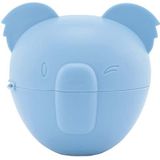 Nuby - Koala fopspeenbox - baby fopspeen box voor onderweg - met split fopspeenketting steriliseer de speen in de magnetron - BPA-vrij - blauw - 0+ maanden