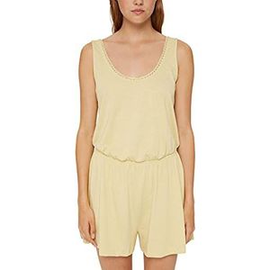 edc by Esprit 051CC1L301 Jumpsuit voor dames, Geel.