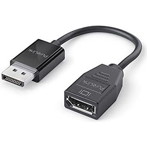 PureLink DisplayPort 1.3, 4K Ultra HD 60Hz adapter, bandbreedte 21,6GB/s, vergulde aansluitingen, 0,15m, zwart