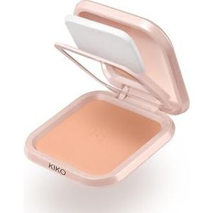KIKO Milano Skin Lover Refining Face Powder Foundation 05, compacte hydraterende en gladmakende foundation van poeder