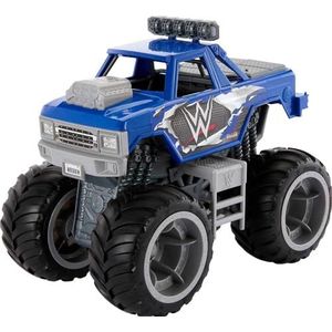 Mattel WWE Wrekkin Slam Crusher Monster Truck voertuig met 8 afneembare onderdelen, vanaf 6 jaar, HPG36