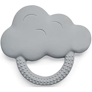 Jollein Cloud Storm Grey Bijtring van rubber