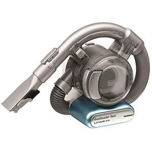 Black+Decker Lithium Dustbuster Flexi PD1420LP Handstofzuiger, 14,4 V accu, met flexibele zuigslang, zak- en draadloos, 1 stofzuiger inclusief laadstation, pluizen- en haaropzetstuk