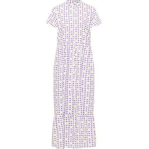 IKITA Robe longue pour femme avec imprimé intégral 19323122-IK01, violet, taille S, lilas, S