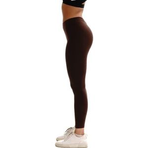 Bonamaison Trtight100067 yogabroek, bruin, 46/dun, dames, bruin, 46 slim, Bruin