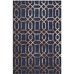 Vegas Dark Blue/Camel 80 x 250 cm