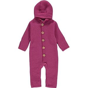 Fred's World by Green Cotton Wool fleece pak skipak baby meisjes, donkergrijs melange, 68-74, Donkergrijs Melange