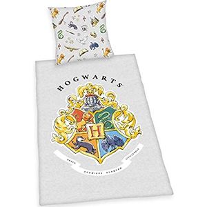 Herding Haribo Harry Potter beddengoedset, kussensloop 80 x 80 cm, dekbedovertrek 135 x 200 cm, met ritssluiting, 100% katoen, renforcé