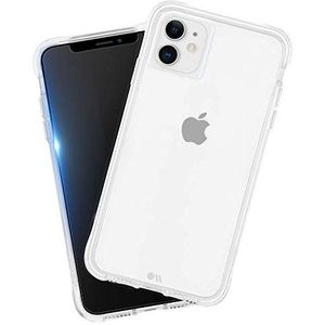 Case-Mate - Beschermhoes voor iPhone 11 en displaybeschermfolie - Robuuste transparante hoes + displaybeschermfolie van glas - 6,1 inch - transparant