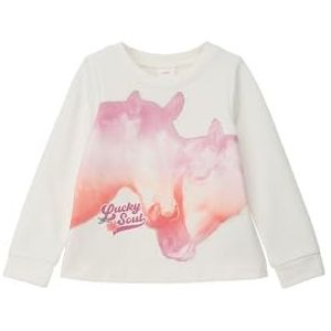 s.Oliver Sweat-shirt pour fille, ecru, 92-98