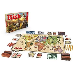 Hasbro Gaming Risk-game met draak, compatibel met Amazon Alexa, strategiespel, vanaf 10 jaar, inclusief speciaal drakentoken, exclusief van Amazon