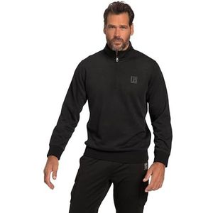 JP 1880 Jay-pi Troyer Flexnamic Sweat-shirt de golf à col zippé pour homme, Noir, XL grande taille