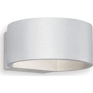 LED wandlamp 5W = 40W warm wit 25000 LED geschikt voor alle binnenruimtes IP20 LED wandspot metaal zilver