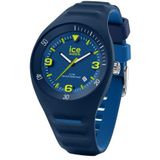 Ice-Watch - P. Leclercq Blue lime - Blauw herenhorloge met siliconen band - 020613 (Medium)