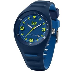 Ice-Watch - P. Leclercq - Blauw herenhorloge met siliconen armband (medium), Blauw (Blue Lime), Riem