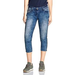 Cecil Slim jeans voor dames, meerkleurig (Authentic Used Wash Mid Blue 10275)