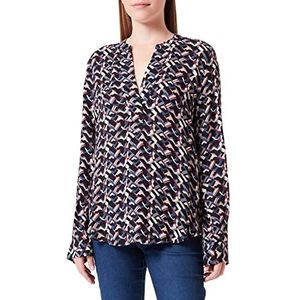 s.Oliver BLACK LABEL Blouse met lange mouwen, 32 dames, zwart, 32, Zwart