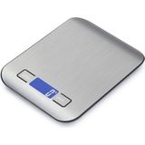 Herzberg - HG04135 - Keukenweegschaal - Roestvrij Staal - Capaciteit 5 kg