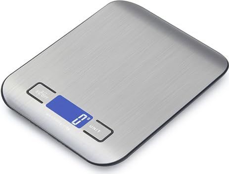 Herzberg - HG04135 - Keukenweegschaal - Roestvrij Staal - Capaciteit 5 kg
