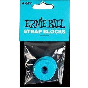 Ernie Ball Strap Blocks 4 stuks - blauw