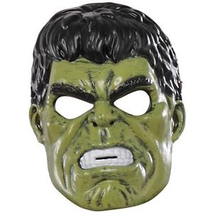 Rubies - AVENGERS officieel - Hulk plastic masker, groen