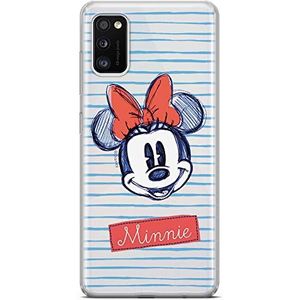 ERT GROUP Origineel en gelicentieerd Disney Minnie 011 hoesje voor de Samsung A41 origineel en officieel gelicentieerd Disney Minnie 011 perfect aan de vorm van de mobiele telefoon, gedeeltelijk transparant