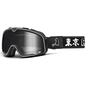 Barstow 100% offroad-motorbril voor volwassenen – Roar Japan Flash Silver Lens Eén maat