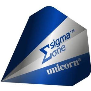 ‎Unicorn Sigma 900 One Ailettes de fléchettes en polyester PET ultra durable 100 microns Bleu