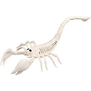 Boland 72401 skelet schorpioen, maat 31 cm, kunststof decoratie voor Halloween, carnaval of themafeest